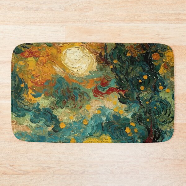 Item preview, van gogh style artwork in pattern  designed and sold by Pixel  Playground.