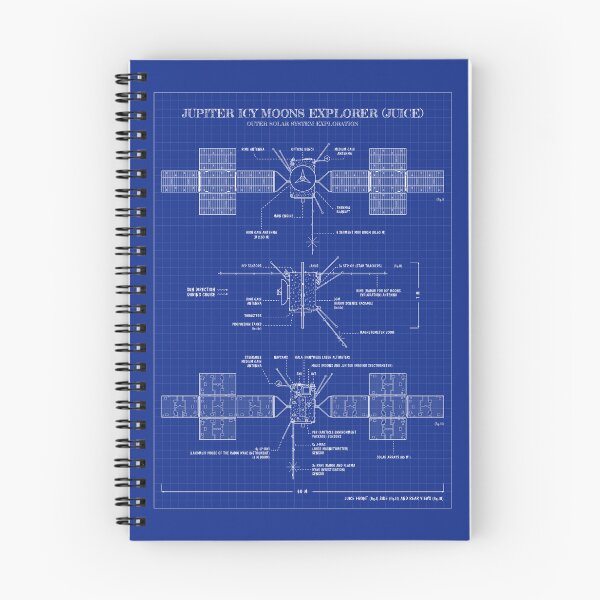 Item preview, Jupiter Icy Moons Explorer (JUICE Mission) (Vertical Blueprint) designed and sold by BGALAXY.