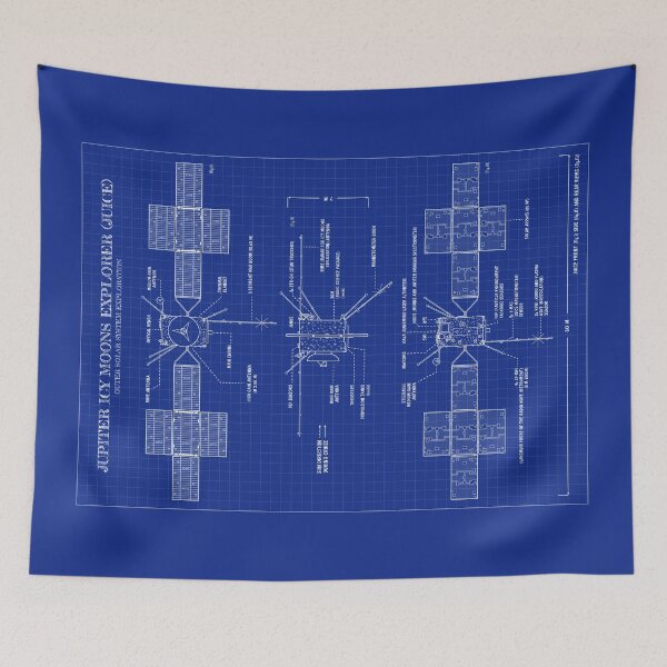 Item preview, Jupiter Icy Moons Explorer (JUICE Mission) (Vertical Blueprint) designed and sold by BGALAXY.