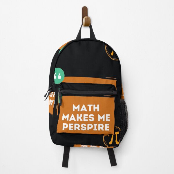 Item preview, Math Makes Me Perspire - Funny Quotes designed and sold by MathVerge.
