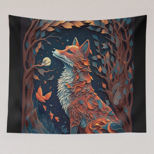 Item preview, Autumn Fox designed and sold by OccultDreams.