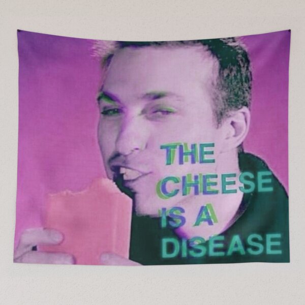 Item preview, The Cheese is a Disease designed and sold by JerryOfficial.