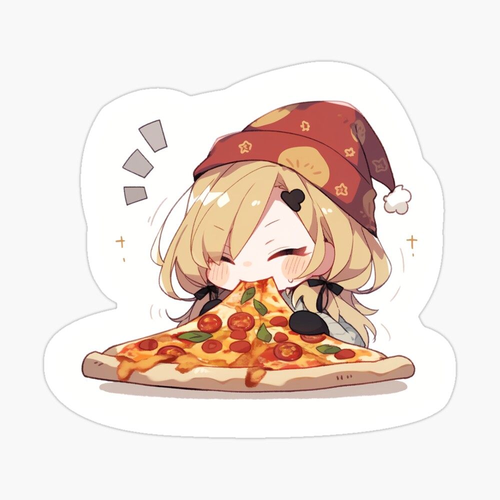 girls eating hawaiian pizza - AI Generated Artwork - NightCafe Creator