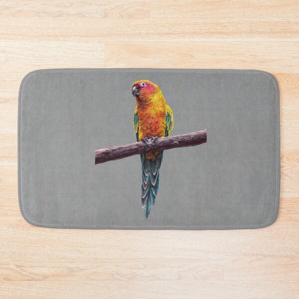 Item preview, Sun conure parrot bird illustration designed and sold by Adam Wróbel.