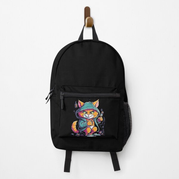 Item preview, Catty Burglar: Whimsical Playful Cartoonish Colorful Sneaky Funny Quirky Humorous designed and sold by DigiNook.