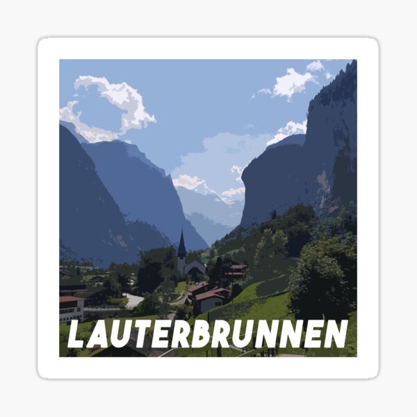Item preview, Poster Lauterbrunnen designed and sold by Jivesas.