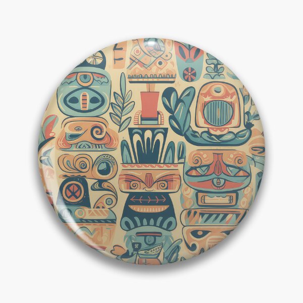 Item preview, Tiki Pattern designed and sold by Pixel  Playground.