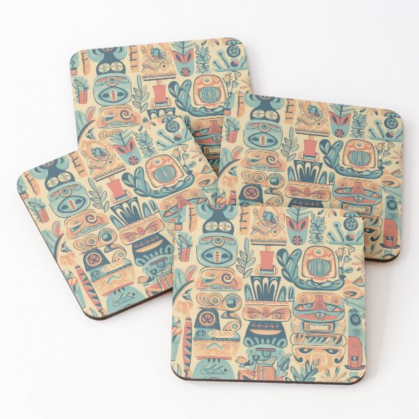 Item preview, Tiki Pattern designed and sold by Pixel  Playground.