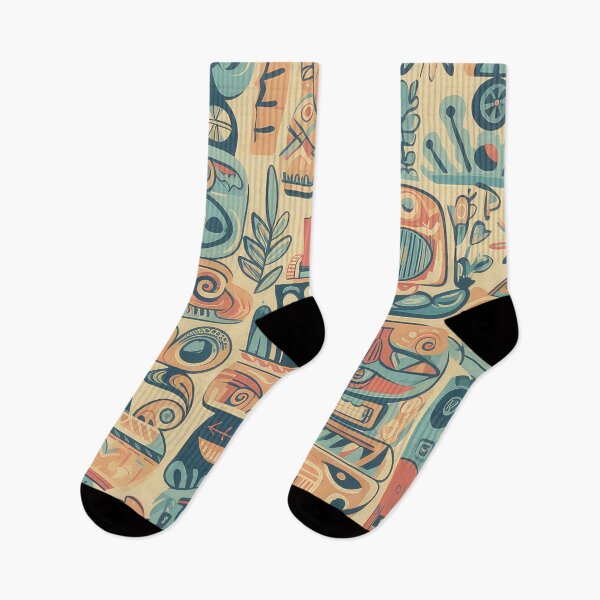 Item preview, Tiki Pattern designed and sold by Pixel  Playground.