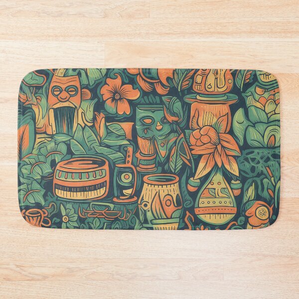 Item preview, Tiki Pattern designed and sold by Pixel  Playground.