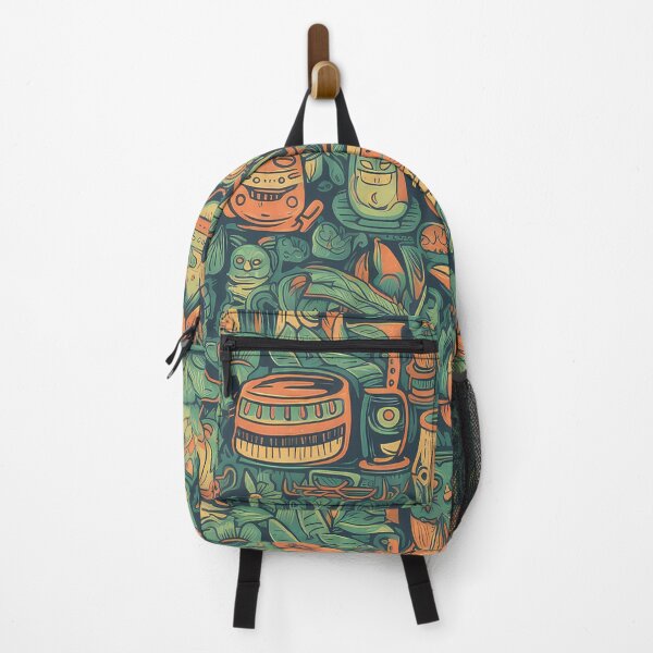 Item preview, Tiki Pattern designed and sold by Pixel Playground.