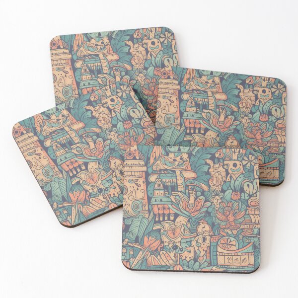 Item preview, Tiki Pattern designed and sold by Pixel  Playground.