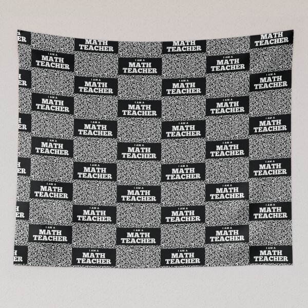 Item preview, I am a Math Teacher designed and sold by MathVerge.