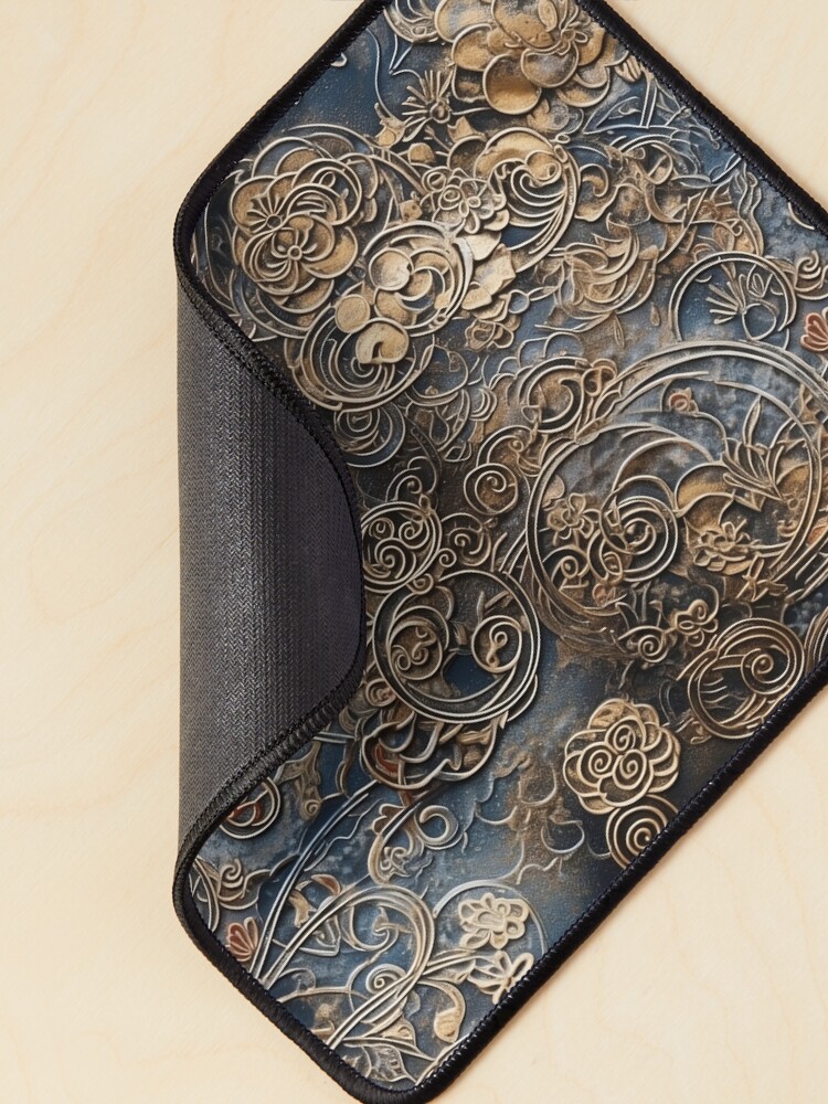Thumbnail 2 of 5, Mouse Pad, Metalic Pattern designed and sold by RooArtistry.