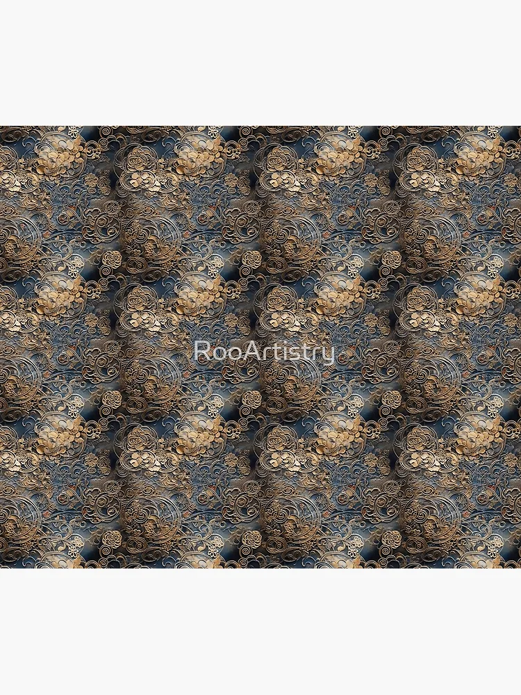 Thumbnail 6 of 6, Throw Blanket, Metalic Pattern designed and sold by RooArtistry.