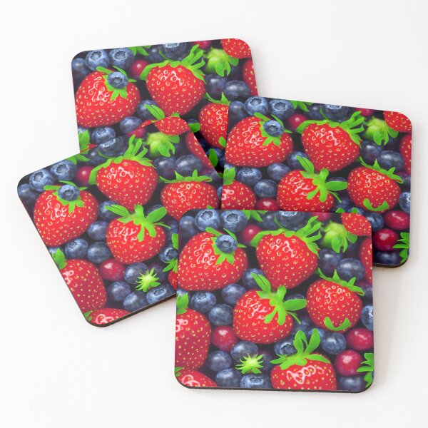 Item preview, Fruits Pattern Strawberry Grape Cranberry Blueberry - Fruits designed and sold by internlvisions.