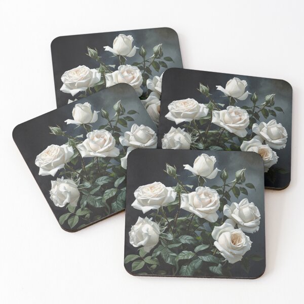 Item preview, White Roses  designed and sold by Vanover Designs.
