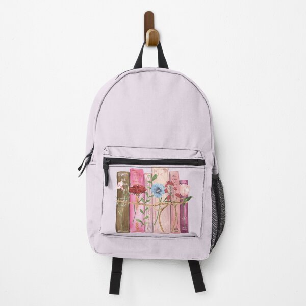 Item preview, Pink Purple Flowers and Books Watercolor designed and sold by Nature Hues.