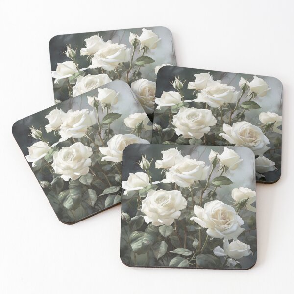Item preview, White Roses  designed and sold by Vanover Designs.