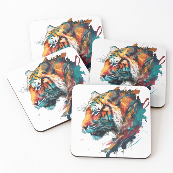 Item preview, Tiger head in profile gift designed and sold by TeeArtistry.