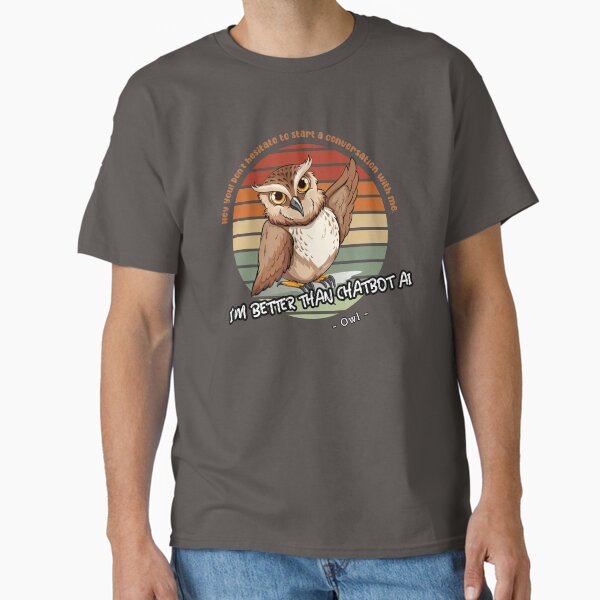 Item preview, better than chatbot AI - owl designed and sold by PositiveIdeas.