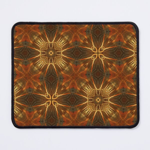 Item preview, orange and gold figured panel designed and sold by effervescence.