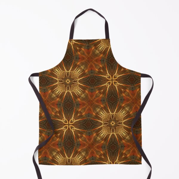 Item preview, orange and gold figured panel designed and sold by effervescence.