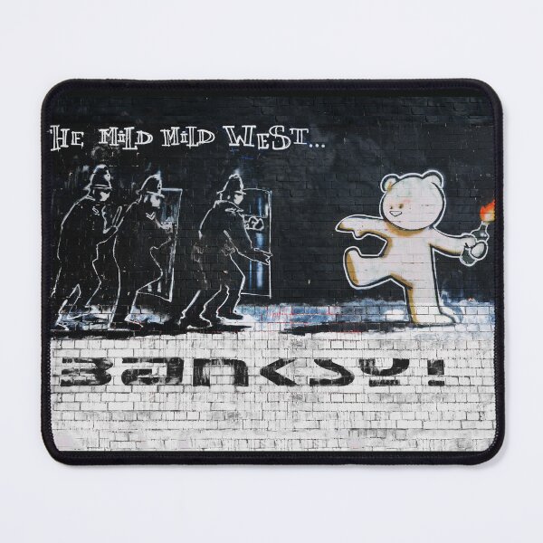 Item preview, BANKSY Graffiti Mural The Mild Mild West designed and sold by WE-ARE-BANKSY.