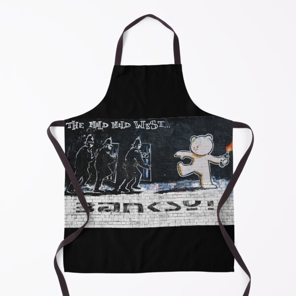 Item preview, BANKSY Graffiti Mural The Mild Mild West designed and sold by WE-ARE-BANKSY.