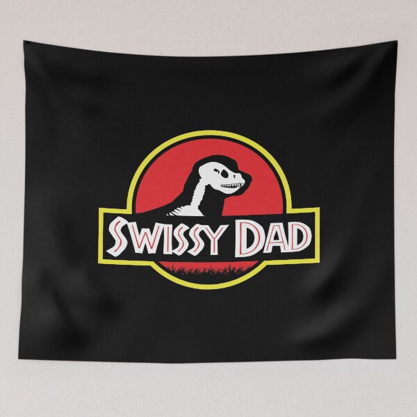 Item preview, (For Dark Background) Jurassic Greater Swiss Mountain Dog Dad designed and sold by More Cute Dogs.