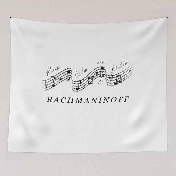 Item preview, Sergei Rachmaninoff - Keep calm and listen to - Best Classical Music Composer designed and sold by Vintage-TM.