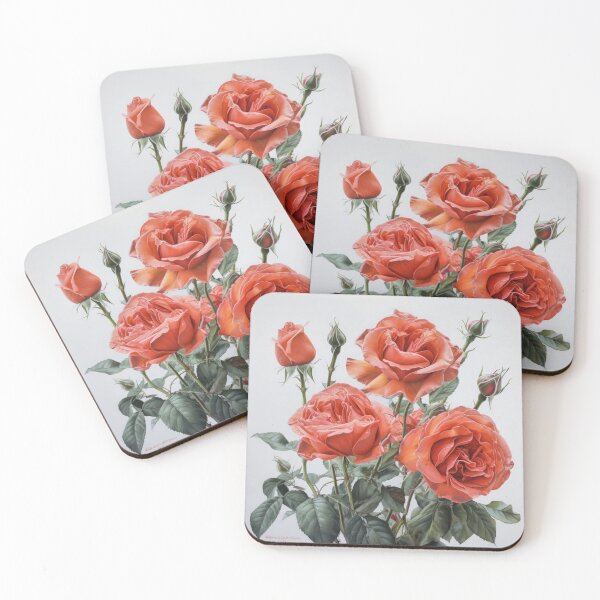 Item preview, Coral Roses  designed and sold by Vanover Designs.