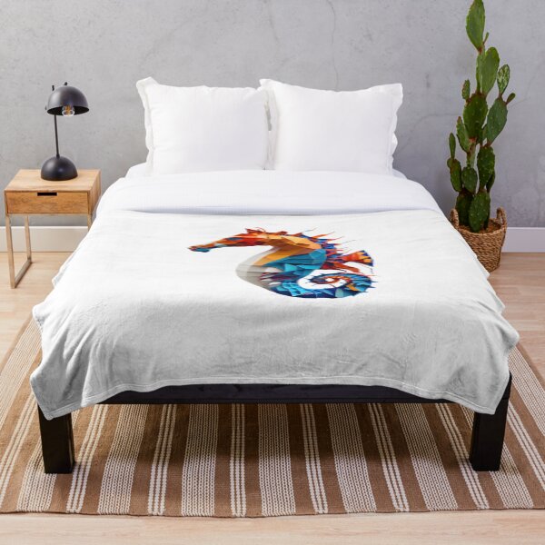 Item preview, Get in the Beachy Mood with this Fun Seahorse Design Featuring 'Seas the Day' designed and sold by FiveIntentions.