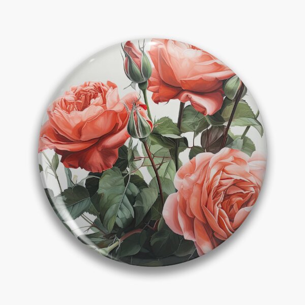 Artikelvorschau, Coral Roses entworfen und verkauft von Vanover Designs.