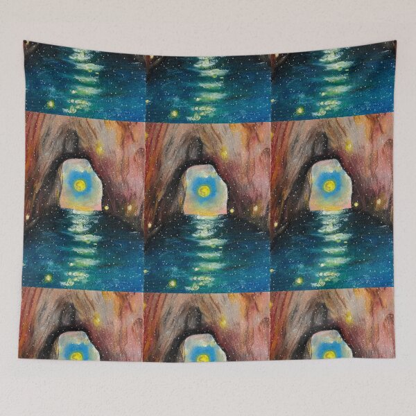 Item preview, The moon shot oil pastels color  designed and sold by Puifai2489.