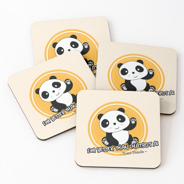 Item preview, better than chatbot AI - panda designed and sold by PositiveIdeas.