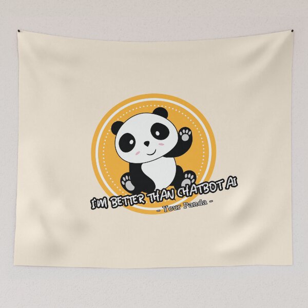 Item preview, better than chatbot AI - panda designed and sold by PositiveIdeas.
