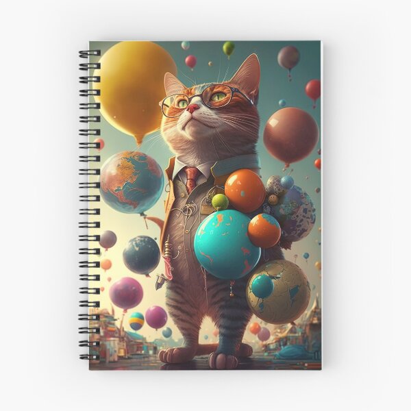 Item preview, Environmentalist Cyberpunk Cat celebrating Earth Day - surrealist AI Generated Art designed and sold by Flowsaiartshop.