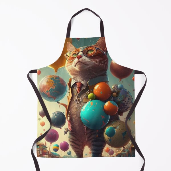 Item preview, Environmentalist Cyberpunk Cat celebrating Earth Day - surrealist AI Generated Art designed and sold by Flowsaiartshop.