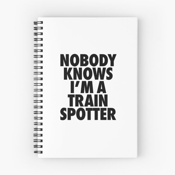 Item preview, Nobody Knows I'm A Trainspotter Funny Railway Enthusiast Gift designed and sold by renegadesparrow.