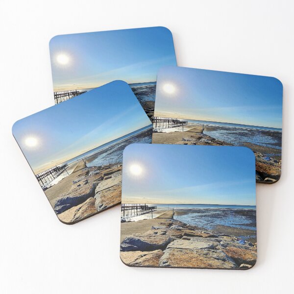 Item preview, Picturesque Sea Views Grantville's Pier Low Tide designed and sold by Michael Voyler.