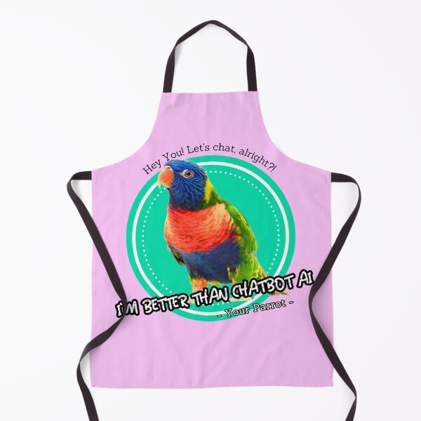Item preview, better than chatbot AI - parrot designed and sold by PositiveIdeas.