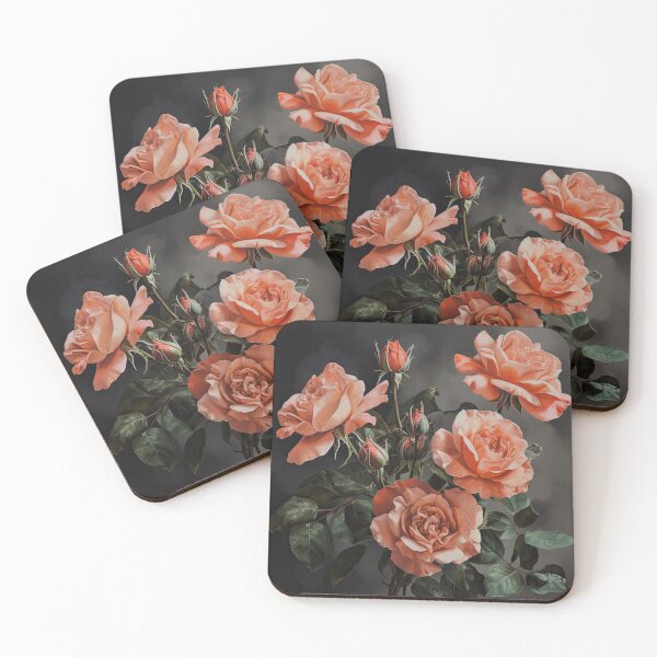 Artikelvorschau, Coral Roses  entworfen und verkauft von Vanover Designs.