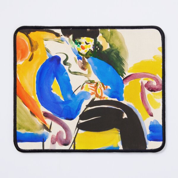 Item preview, Henry Lyman Saÿen - Calligraphic Woman on Chair c. 1914-1918 - Fauvism and Cubism Modern Art designed and sold by Vintage-TM.