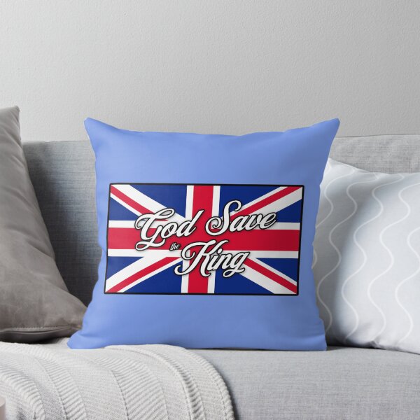 Item preview, "God Save the King" on British Flag for Coronation of King Charles III designed and sold by LindaCooke.