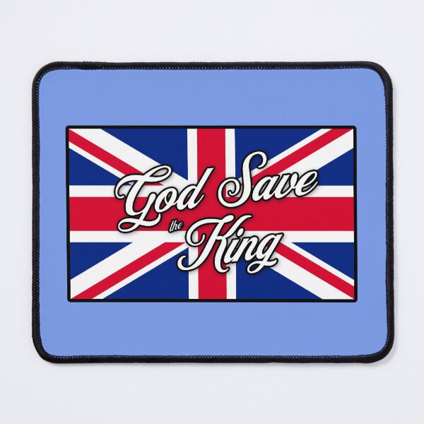Item preview, "God Save the King" on British Flag for Coronation of King Charles III designed and sold by LindaCooke.
