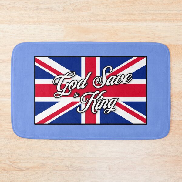 Item preview, "God Save the King" on British Flag for Coronation of King Charles III designed and sold by LindaCooke.
