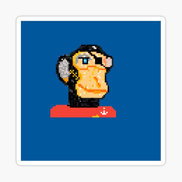 Nft Monkey Stickers For Sale | Redbubble