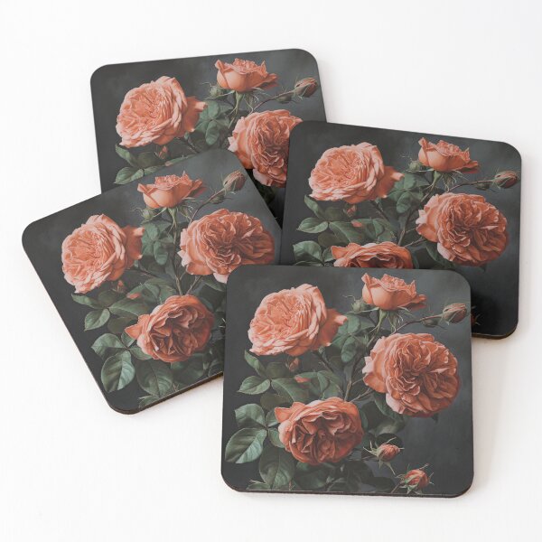 Artikelvorschau, Coral Roses  entworfen und verkauft von Vanover Designs.