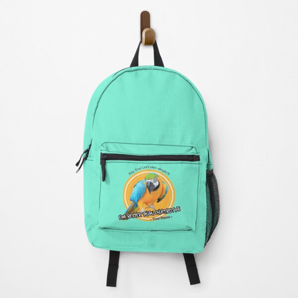 Item preview, better than chatbot AI - colorful parrot designed and sold by PositiveIdeas.